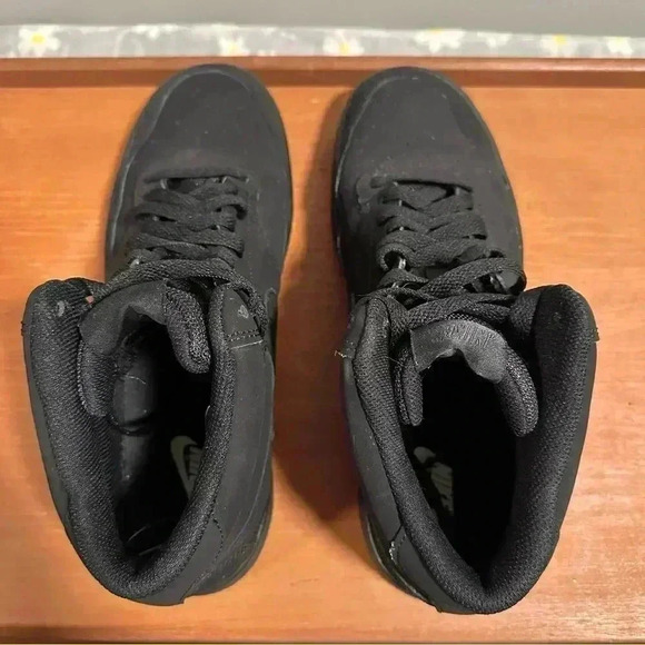 Nike Court Vision Mid Triple Black Men's size 9.5 - Picture 6 of 11